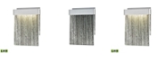 ELK Lighting Meadowland Wall Sconce Satin Aluminum/Polished Chrome